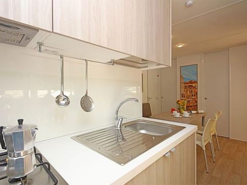 MOBILHOME 4 personnes - Comfort XL | 2 Ch. | 4 Pers. | Terrasse surélevée | Clim.