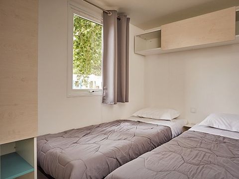 MOBILHOME 6 personnes - Comfort | 3 Ch. | 6 Pers. | Terrasse surélevée non couverte | Clim.