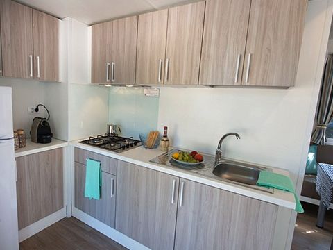 MOBILHOME 6 personnes - Comfort | 3 Ch. | 6 Pers. | Terrasse surélevée non couverte | Clim.