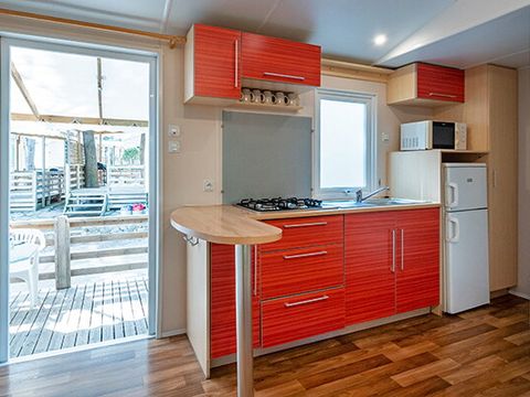 MOBILHOME 6 personnes - Mobil-home | Classic XL | 2 Ch. | 4/6 Pers. | Terrasse surélevée non couverte | Clim.