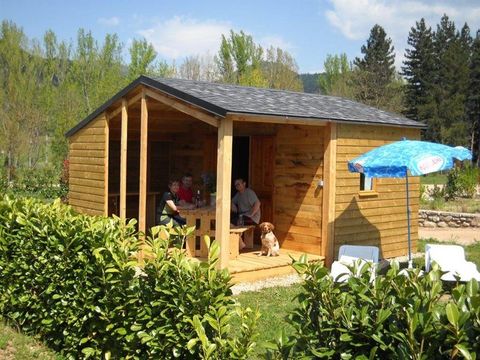 BUNGALOW TOILÉ 4 personnes - Cabane Châtaigner sans sanitaires