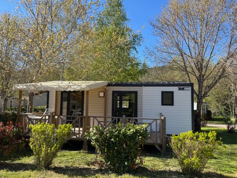 MOBILHOME 4 personnes - MH Premium Grand Large Les Cévennes 30m² (2ch-4pers) + terrasse semi-couverte + climatisation