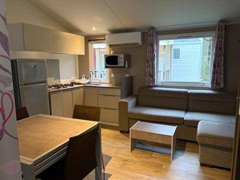 MOBILHOME 6 personnes - Mobilhome avec terrasse couverte 3 chambres