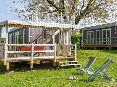 MOBILHOME 4 personnes - COTTAGE PANORAMIQUE 4p 2ch ***