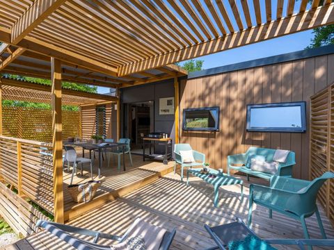 MOBILHOME 6 personnes - COTTAGE Exclusif 6p 3ch PREMIUM