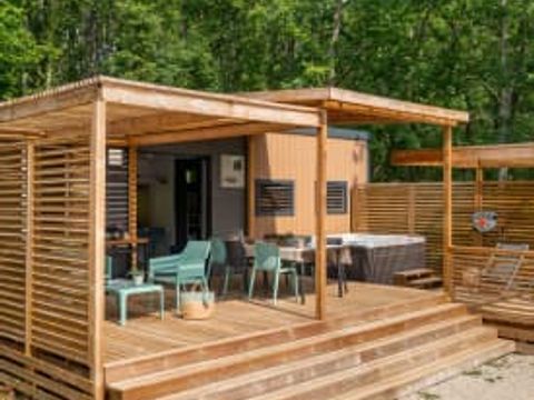 MOBILHOME 6 personnes - Cottage Dordogne 6p 3ch Premium Spa