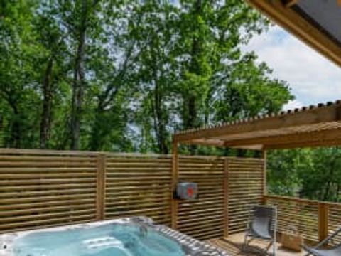 MOBILHOME 6 personnes - Cottage Dordogne 6p 3ch Premium Spa