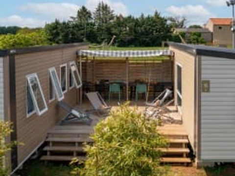 MOBILHOME 10 personnes - Cottage Tribu 10p 5ch 2SdB clim ****