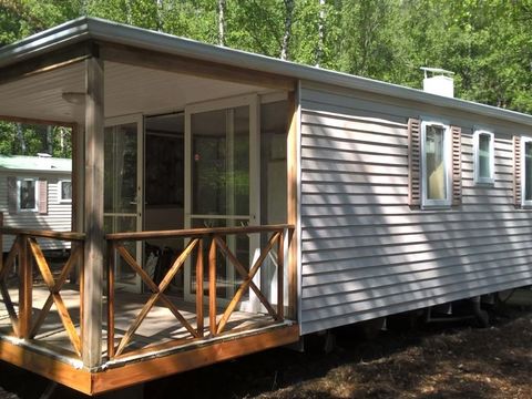 MOBILHOME 6 personnes - "Confort" Esprit Montagne - 4/6 places