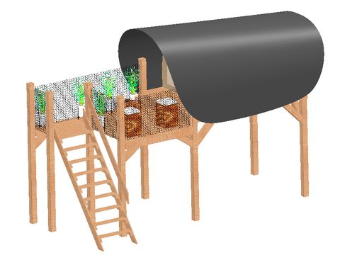 HÉBERGEMENT INSOLITE 2 personnes - Cocon pilotis