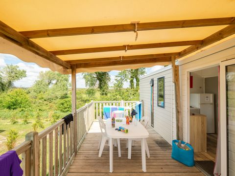 MOBILHOME 4 personnes - Privilège - 30 m² - 2 chambres