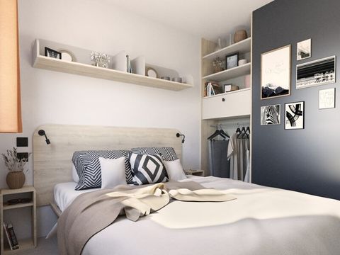 MOBILHOME 6 personnes - Privilège  33m² - 3 chambres - 6 pers - Vue dune