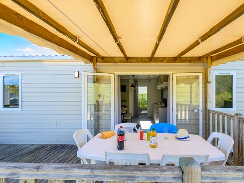 MOBILHOME 6 personnes - Privilège  33m² - 3 chambres - 6 pers - Vue dune