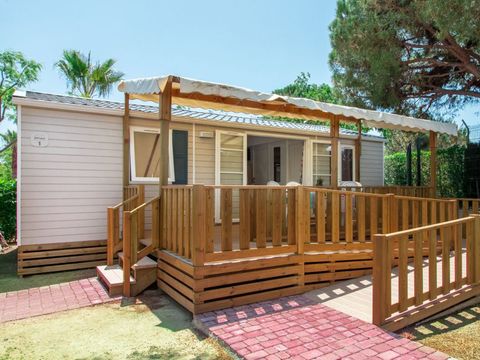 MOBILHOME 4 personnes - Confort PMR 35m² - 2 chambres + terrasse