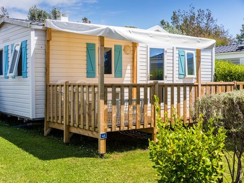 MOBILHOME 6 personnes - Classic | 2 Ch. | 4/6 Pers. | Terrasse surélevée | 1 SDB | TV