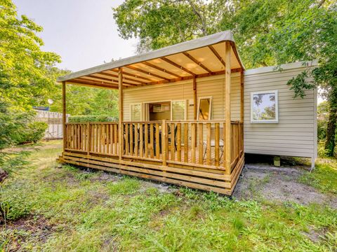 MOBILHOME 6 personnes - Comfort | 3 Ch. | 6 Pers. | Terrasse surélevée | Clim.