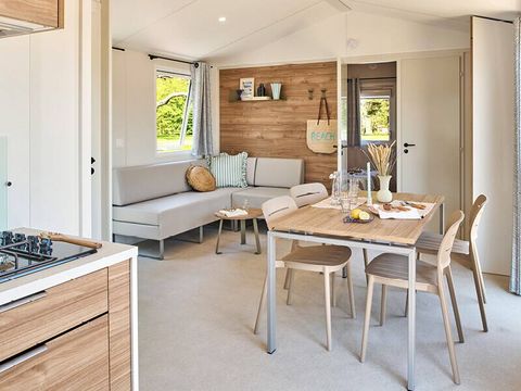 MOBILHOME 6 personnes - Comfort | 3 Ch. | 6 Pers. | Terrasse surélevée | Clim.