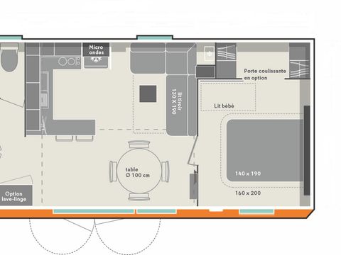 MOBILHOME 6 personnes - A SUPPRIMER
