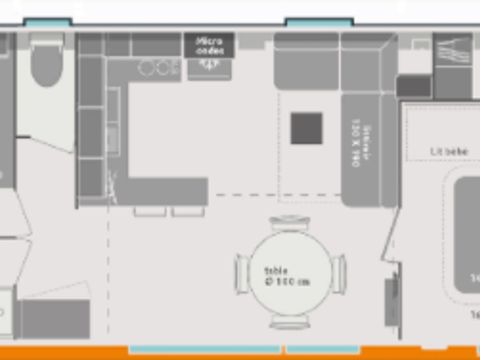 MOBILHOME 6 personnes - A SUPPRIMER