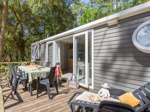 MOBILHOME 6 personnes - Cottage Famille TV Wifi - 3 chambres - 6 personnes