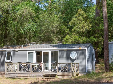 MOBILHOME 6 personnes - Cottage Famille TV Wifi - 3 chambres - 6 personnes