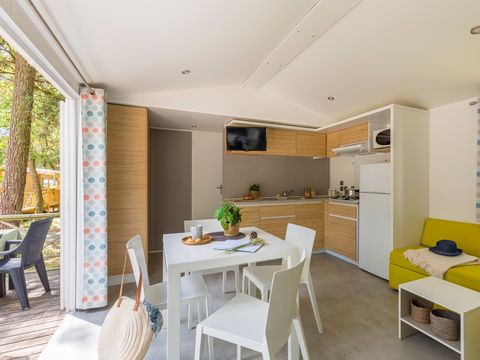 MOBILHOME 6 personnes - Cottage Famille TV Wifi - 3 chambres - 6 personnes