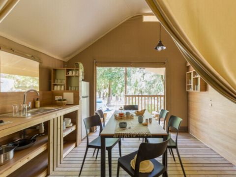 TENTE 4 personnes - Tente Lodge 4 pers 2 Ch 1 Sdb ***