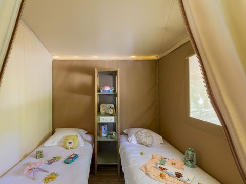 TENTE 6 personnes - Tente Lodge 6 pers 3 Ch 1 Sdb ***