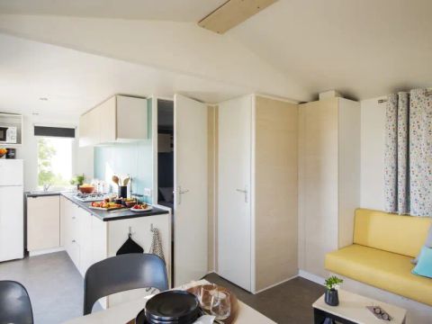 MOBILHOME 6 personnes - Mobil Home Aqua 2 chambres 4/6 personnes TV