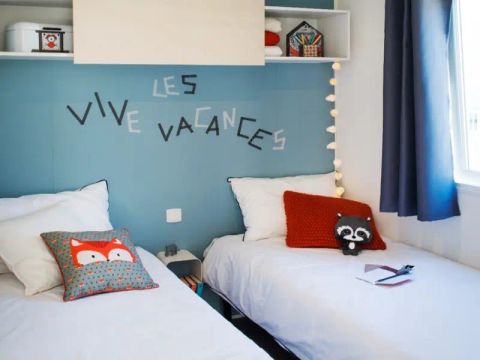 MOBILHOME 6 personnes - Mobil Home Aqua 2 chambres 4/6 personnes TV