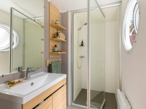 MOBILHOME 6 personnes - Mobil Home Aqua 3 chambres 6 personnes TV