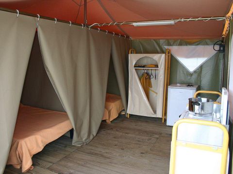 Bungalow toilé 4 personnes - Muscade, sans sanitaires