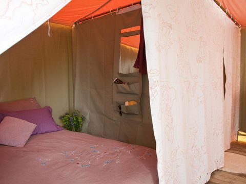 Bungalow toilé 4 personnes - Muscade, sans sanitaires