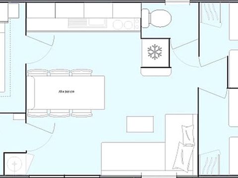 Mobilhome 6 personnes - Premium - 3 chambres