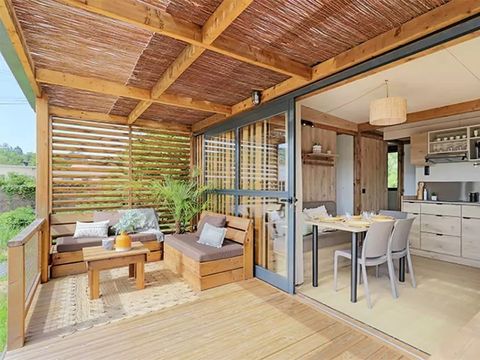 Chalet 4 personnes - Prestige 2 chambres 5 personnes, Terrasse couverte, TV, LV, CLIM, 25m² (2025)