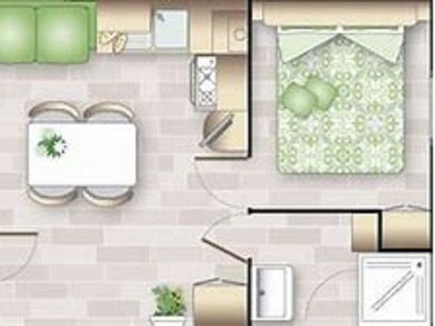 MOBILHOME 6 personnes - MH Confort Paludiers 3ch 6pers