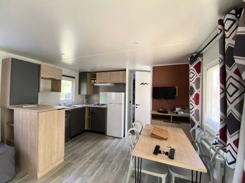 MOBILHOME 4 personnes - Premium+ 3 Pièces 4 Personnes Climatisé + TV