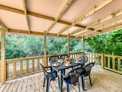 MOBILHOME 6 personnes - Premium 4 Pièces 6 Personnes Climatisé + TV