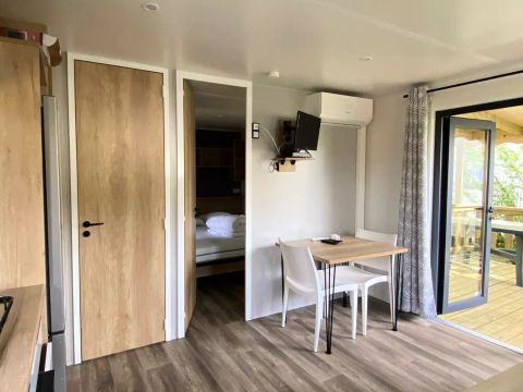 MOBILHOME 2 personnes - Mobil Home Premium 2 Pièces 2 Personnes Climatisé + TV