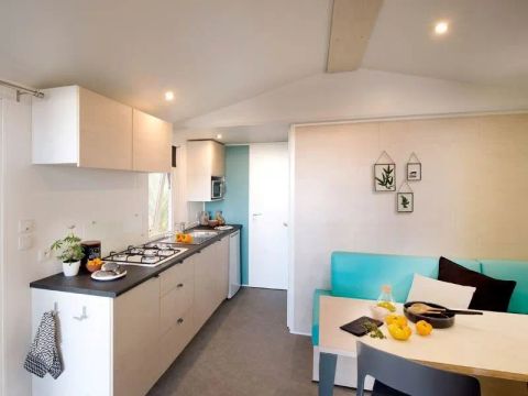MOBILHOME 6 personnes - Mobil Home Aqua 2ch 4/6pers Terrasse Semi-couverte