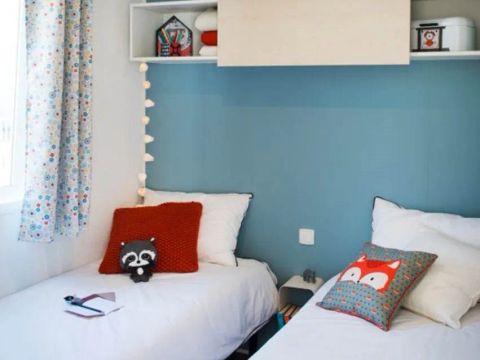 MOBILHOME 6 personnes - Mobil Home Aqua 3ch 6pers Terrasse Semi-couverte