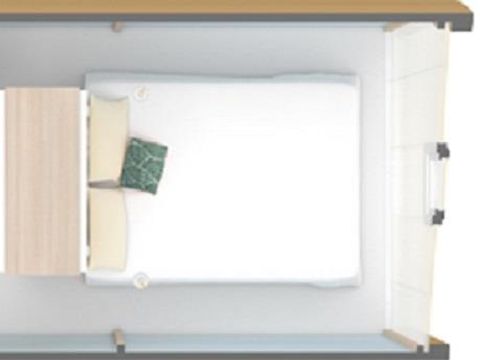 Hébergement 2 personnes - Coco Sweet 11 m² (1 lit - 2 pers) SANS TV