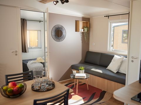 MOBILHOME 4 personnes - Cosy Home Flower 29m² (2ch - 4 pers) + CLIM + TV + LV