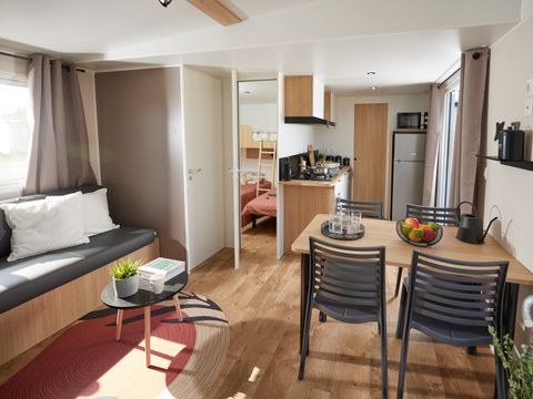 MOBILHOME 4 personnes - Cosy Home Flower 29m² (2ch - 4 pers) + CLIM + TV + LV