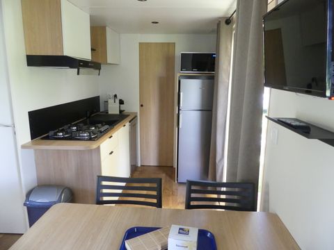 MOBILHOME 4 personnes - Cosy Home Flower 29m² (2ch - 4 pers) + CLIM + TV + LV