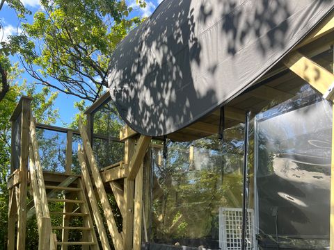 HÉBERGEMENT INSOLITE 2 personnes - D’Tente DKbane 12m² INSOLITE  - 1 chambre + terrasse (sans sanitaires)