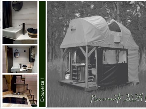 HÉBERGEMENT INSOLITE 4 personnes - DK'ouverte DKbane INSOLITE - 2 chambres (avec sanitaires et sans TV) 3/4 pers.