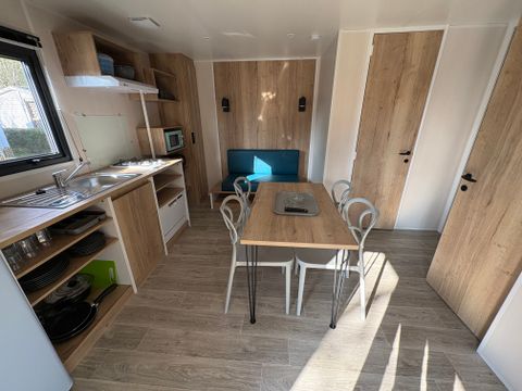 MOBILHOME 4 personnes - Palmy Premium 24,5m2 (2ch -  4pers) + CLIM + TV + LV + Terrasse Couverte