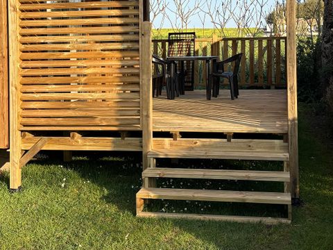 MOBILHOME 4 personnes - Palmy Premium 24,5m2 (2ch -  4pers) + CLIM + TV + LV + Terrasse Couverte