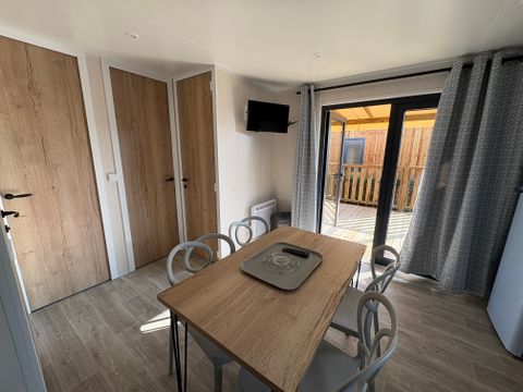 MOBILHOME 4 personnes - Palmy Premium 24,5m2 (2ch -  4pers) + CLIM + TV + LV + Terrasse Couverte